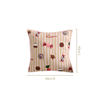 Candy Cotton Embroidered Cushion Cover 40x40cm Nestasia