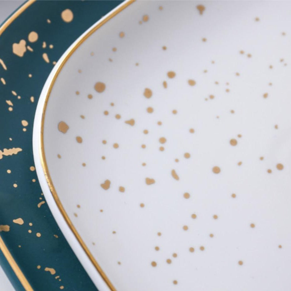 Cara White Salad Plate Nestasia