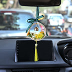 DIY Flower Car Charm For Rearview Mirror Nestasia