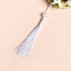 White Blooms DIY Hanging Car Accessory For Mirror Nestasia