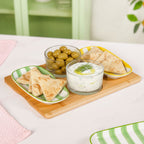 Carnival Stripe Serving Platter Set Of 5 Nestasia