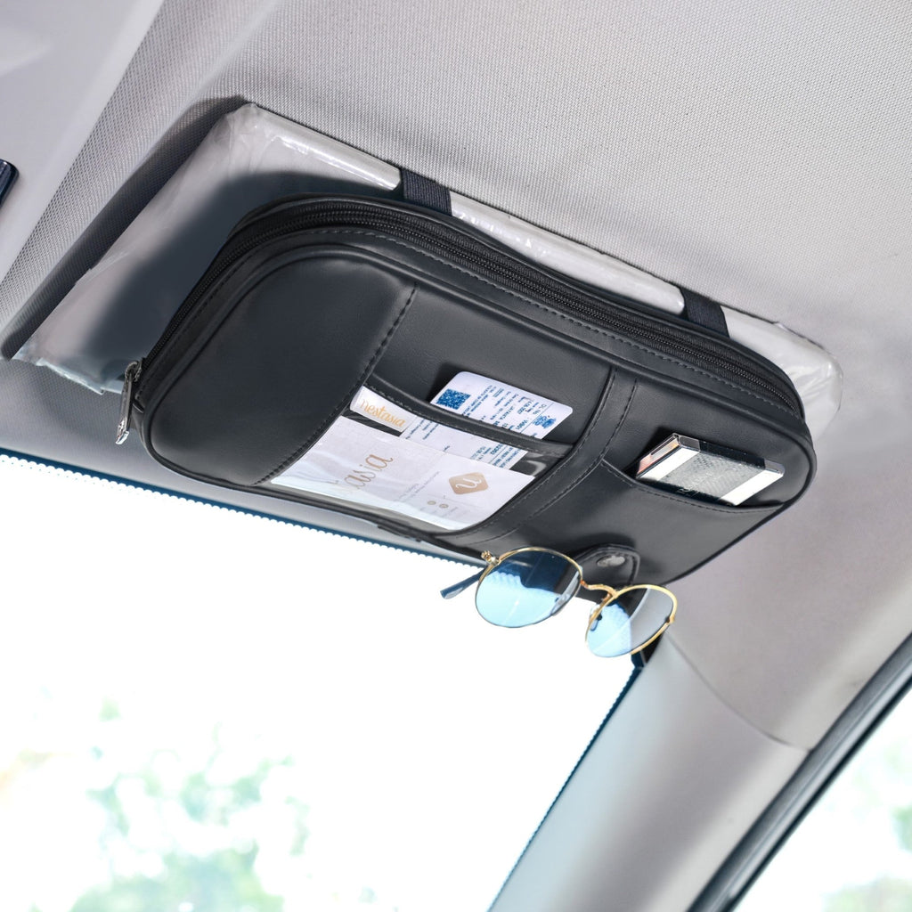 Car Visor Organizer Black Nestasia