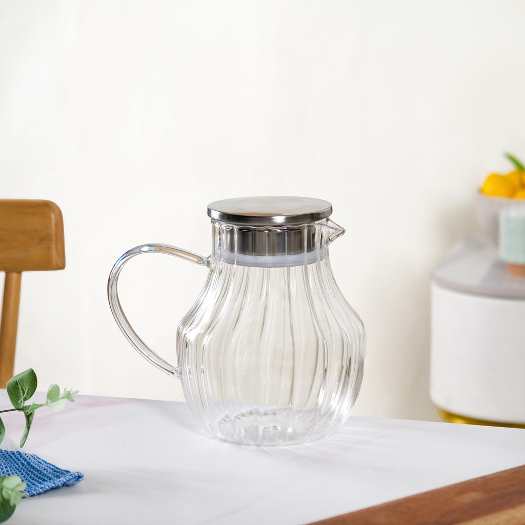 Morning Pour Borosilicate Juice Jug 1200ml Nestasia