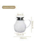 Morning Pour Borosilicate Juice Jug 1200ml Nestasia