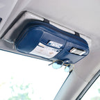 Multipurpose Car Sun Visor Organizer Blue Nestasia