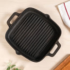 Cast Iron Grilling Pan With Side Handles Nestasia