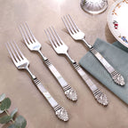 Baroque Mother Of Pearl Dinner Fork Set Of 4 Nestasia