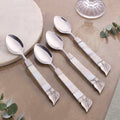 Mother Of Pearl Dessert Spoon Set Of 4 Nestasia