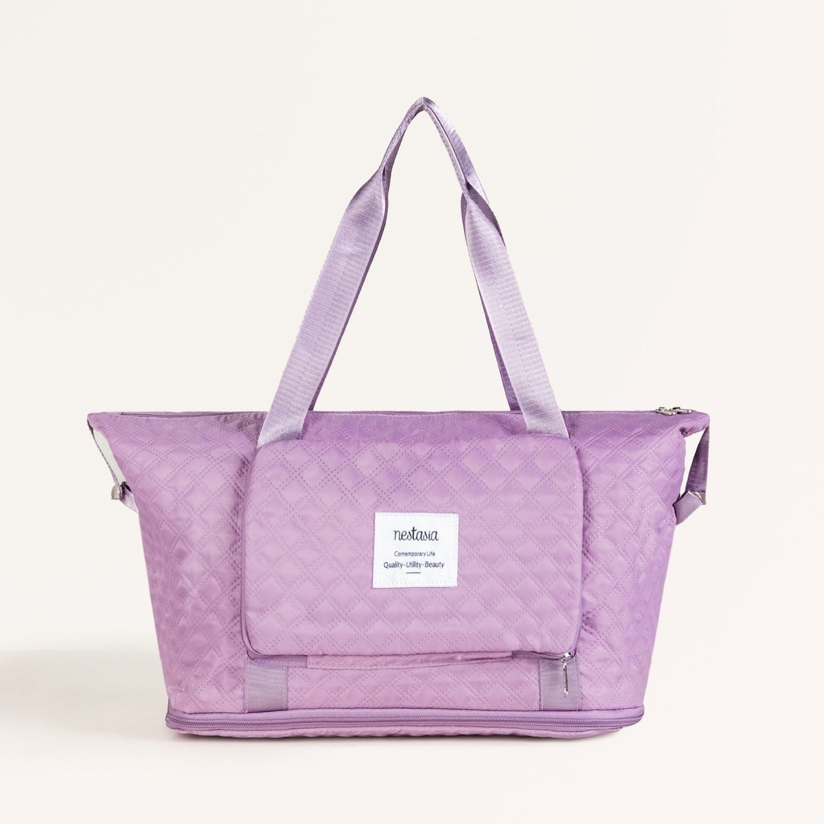 Montara Waterproof Over Night Bag Foldable Expandable Violet Nestasia