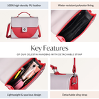 Celestia Satchel With Detachable Strap Nestasia