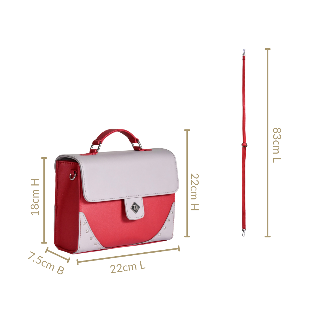 Celestia Satchel With Detachable Strap Nestasia