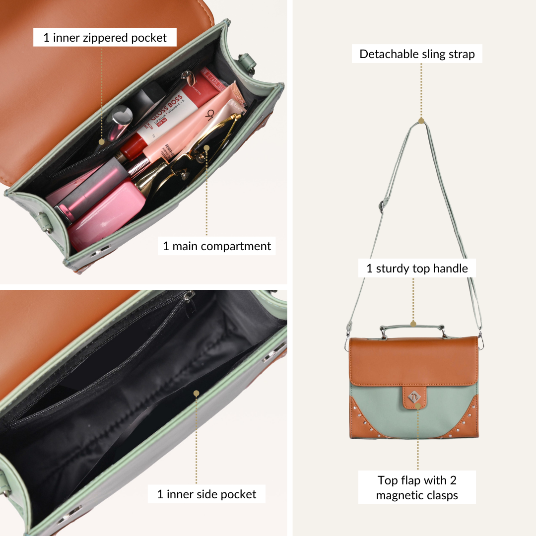 Celestia Handbag For Women With Sling Nestasia
