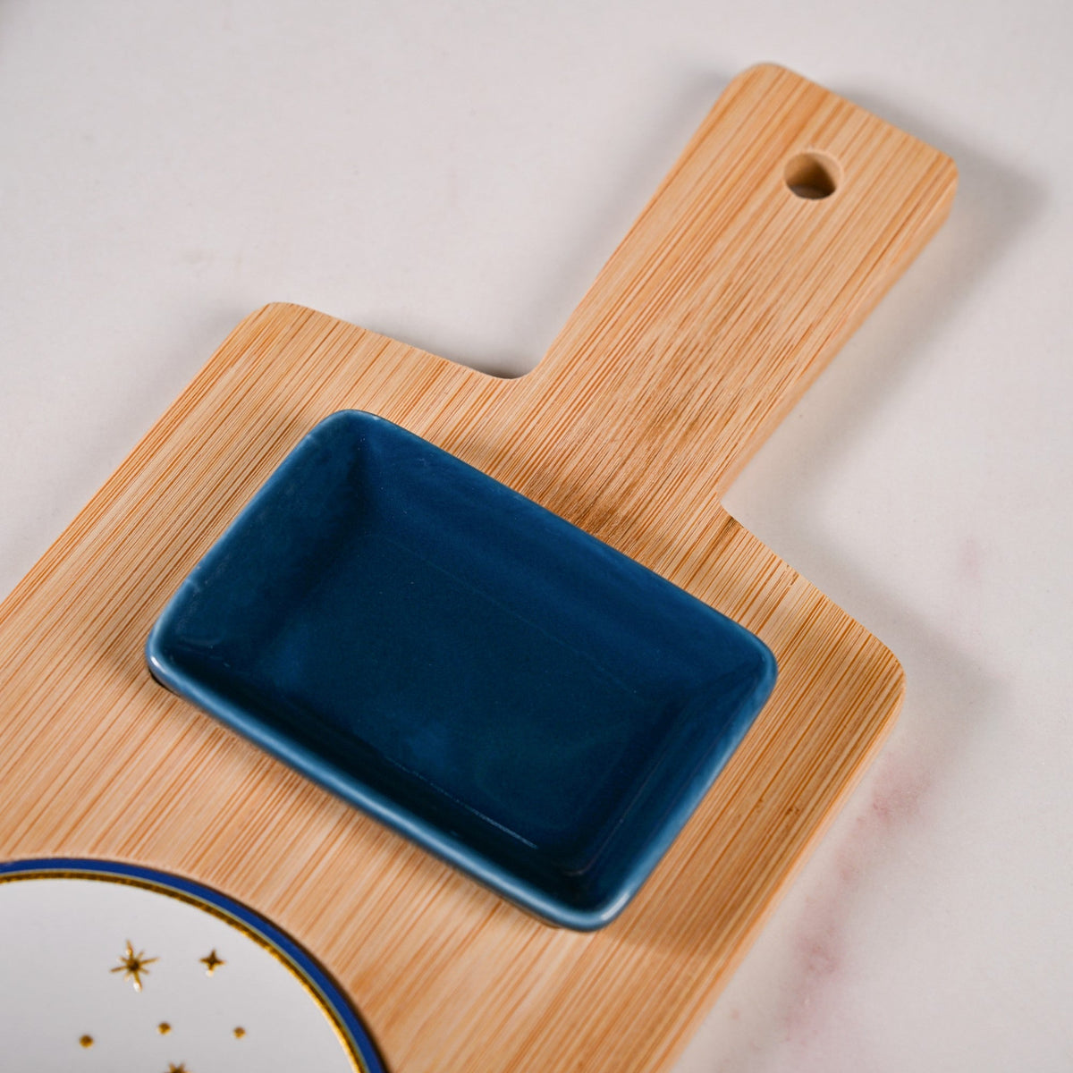 Celestial Platter With Ceramic Dish Set Of 2 Nestasia