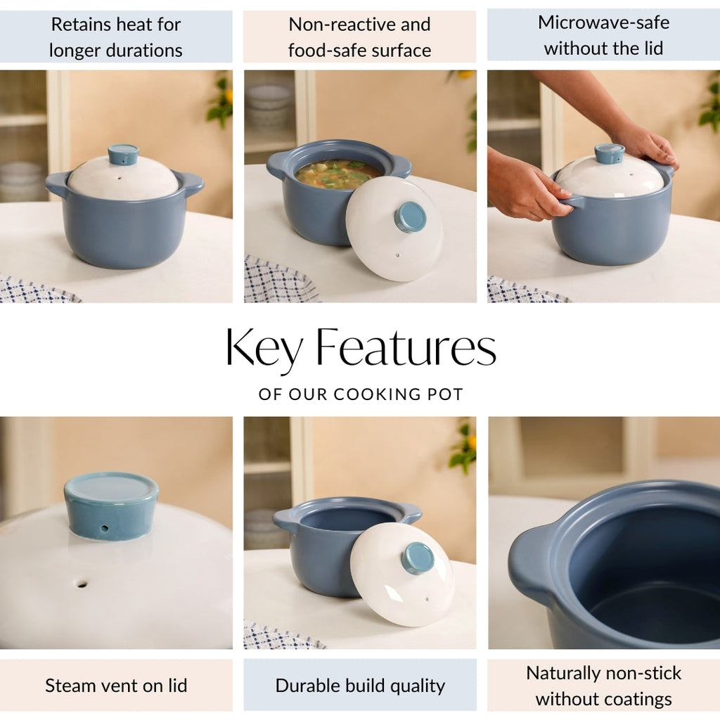 KindlePot Ceramic Cooking Dish 1700ml Nestasia