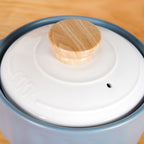 Homebrew Flame Safe Ceramic Stew Pot With Lid Handle 2150ml Nestasia