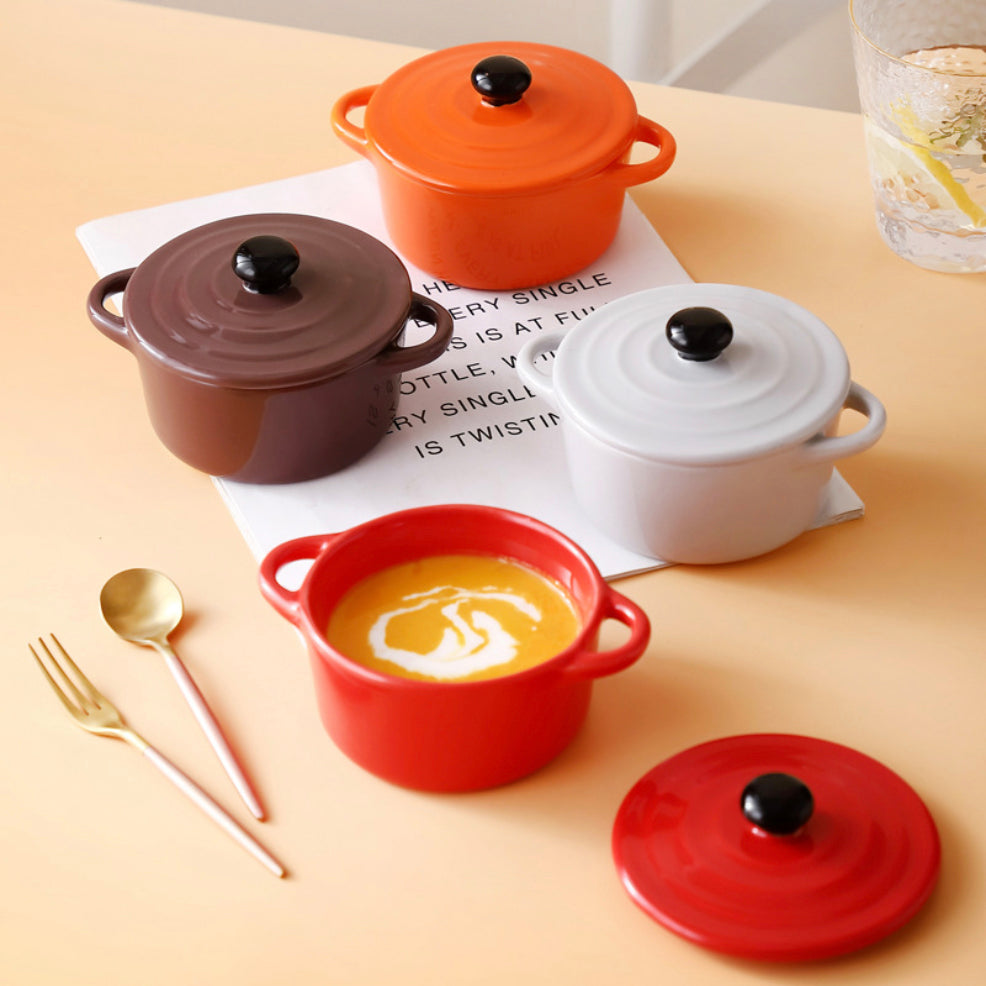 Ceramic Casserole With Lid Nestasia