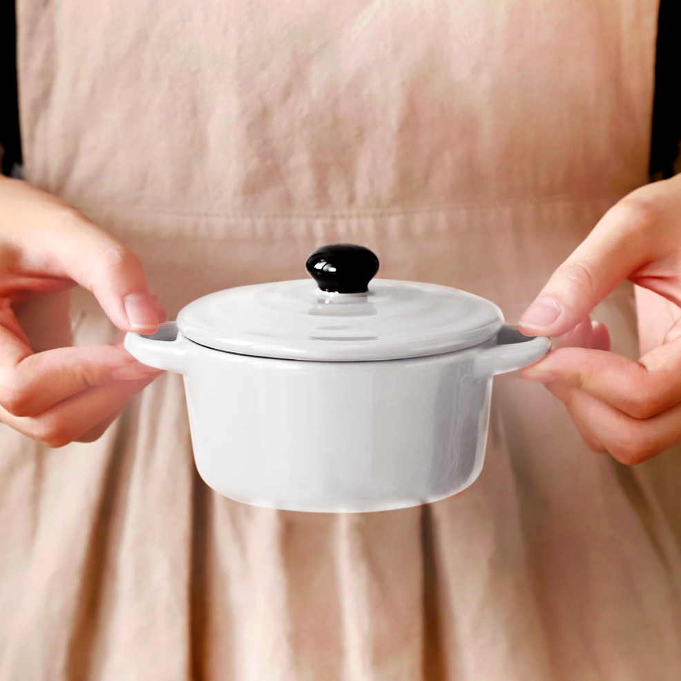 Ceramic Casserole With Lid Nestasia