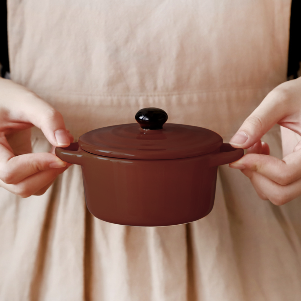 Ceramic Casserole With Lid Nestasia