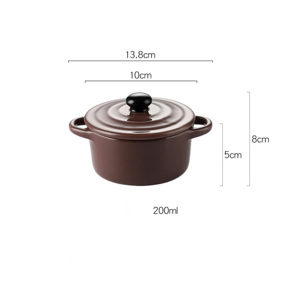 Ceramic Casserole With Lid Nestasia
