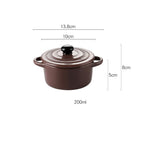 Ceramic Casserole With Lid Nestasia