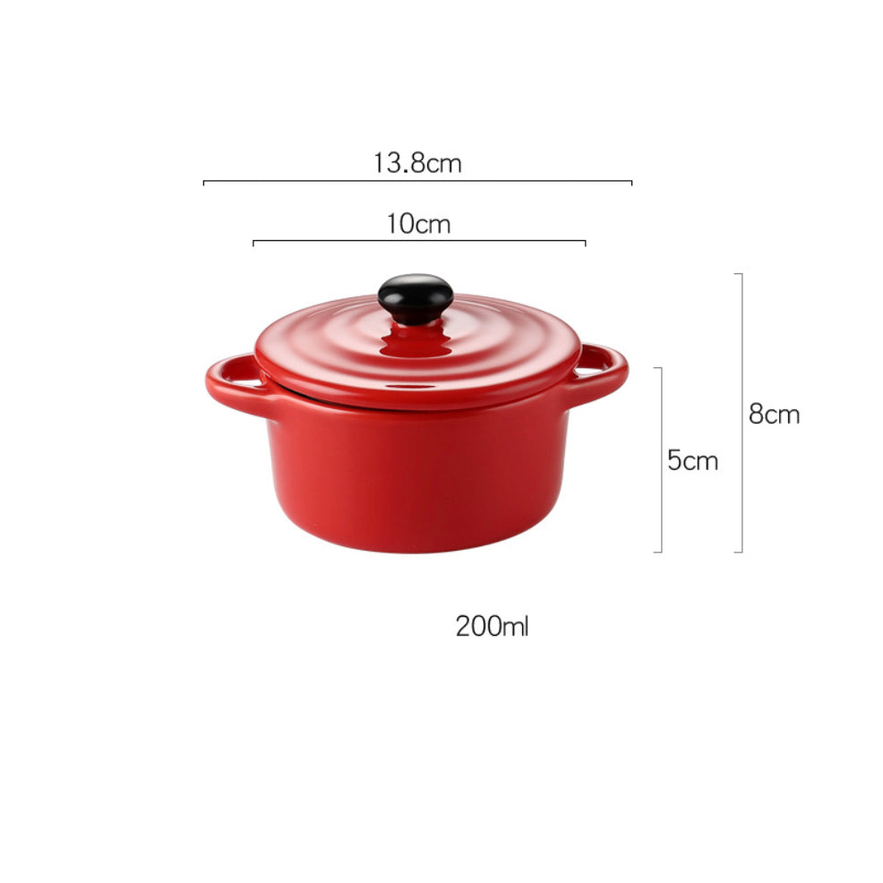 Ceramic Casserole With Lid Nestasia
