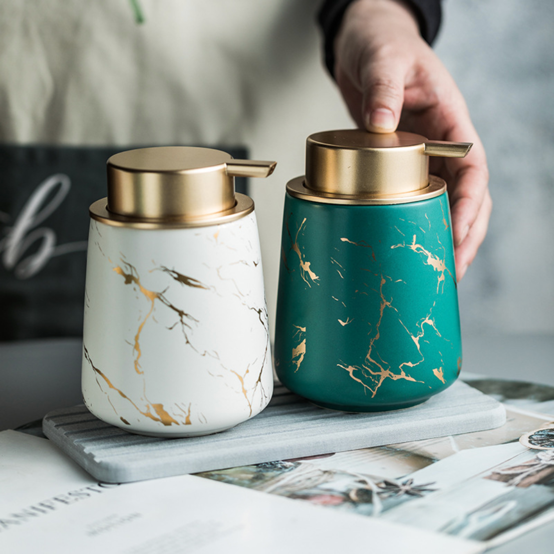 Ceramic Soap Dispenser Nestasia