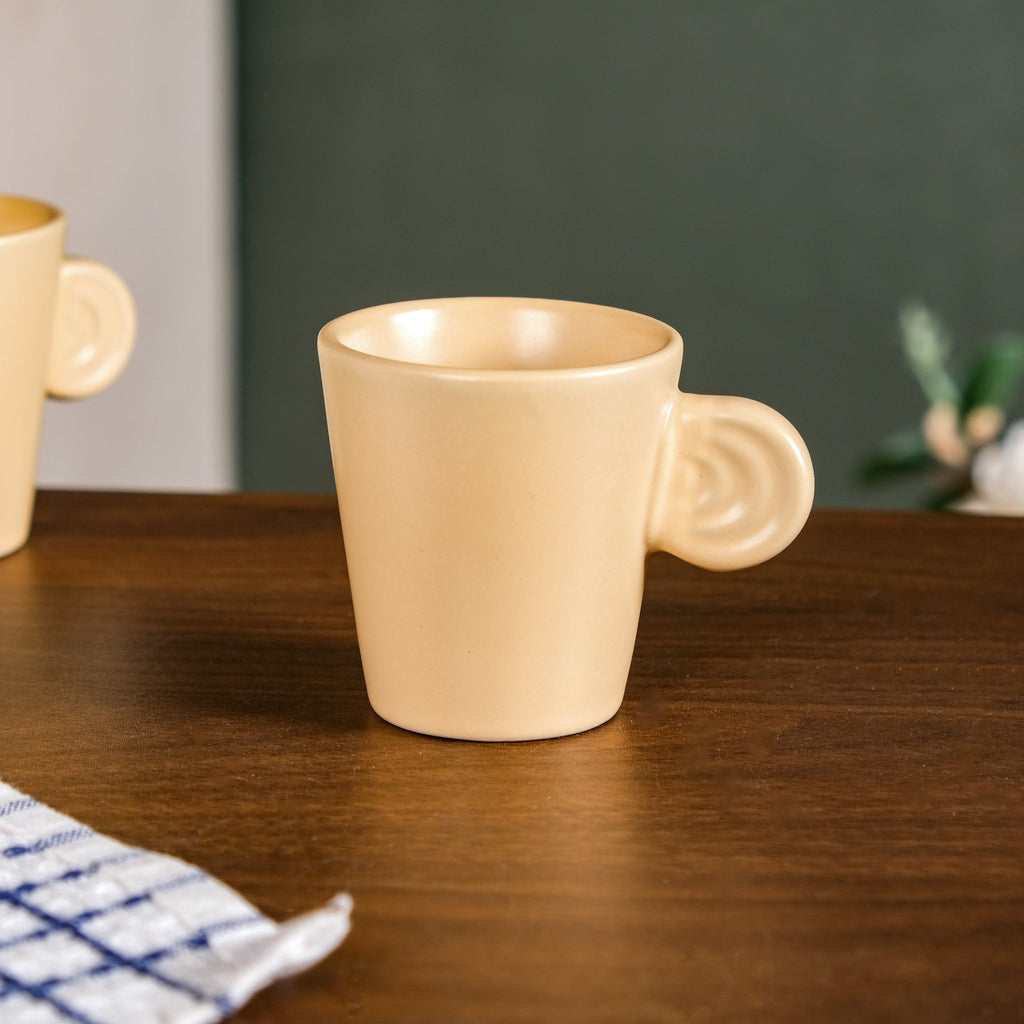 Ceramic Espresso Coffee Cup Set Of 4 100ml Nestasia