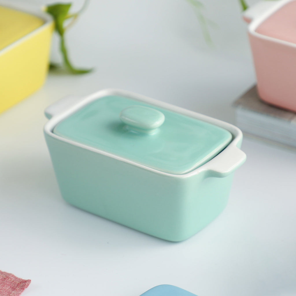 Ceramic Pastel Bowl- Rectangle Nestasia