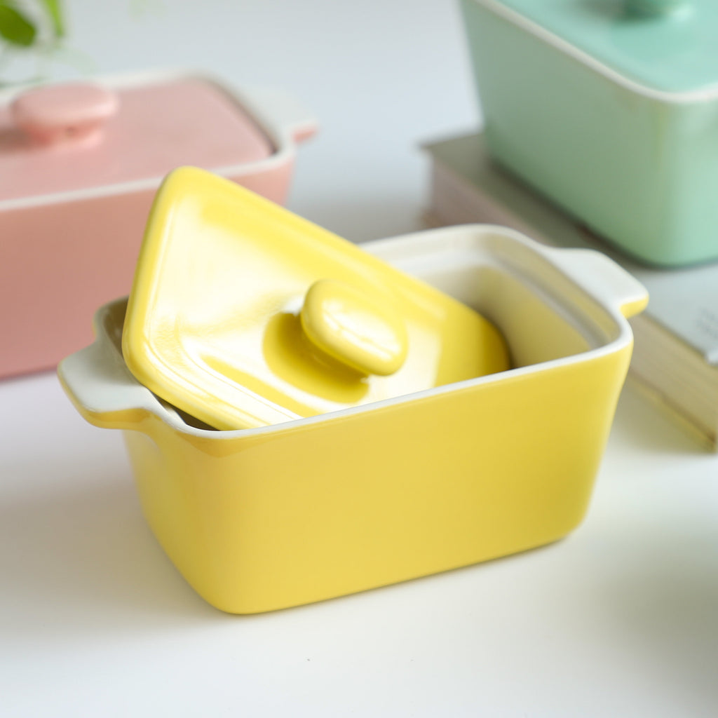 Ceramic Pastel Bowl- Rectangle Nestasia