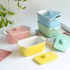 Ceramic Pastel Bowl- Rectangle Nestasia