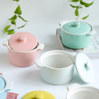 Ceramic Pastel Bowl- Round Nestasia