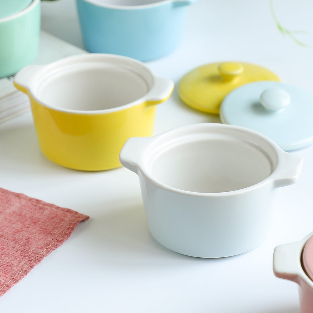 Ceramic Pastel Bowl- Round Nestasia