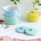 Ceramic Pastel Bowl- Round Nestasia