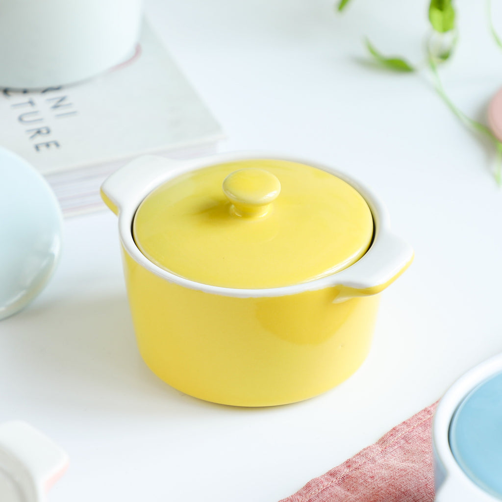 Ceramic Pastel Bowl- Round Nestasia