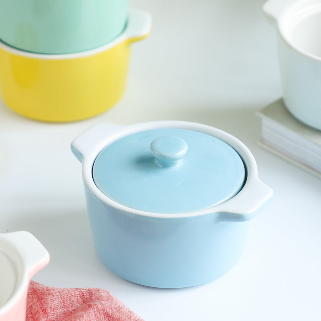 Ceramic Pastel Bowl- Round Nestasia