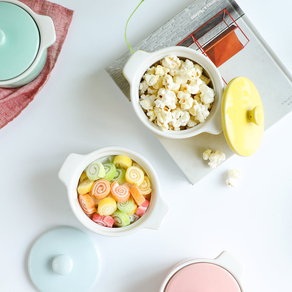 Ceramic Pastel Bowl- Round Nestasia