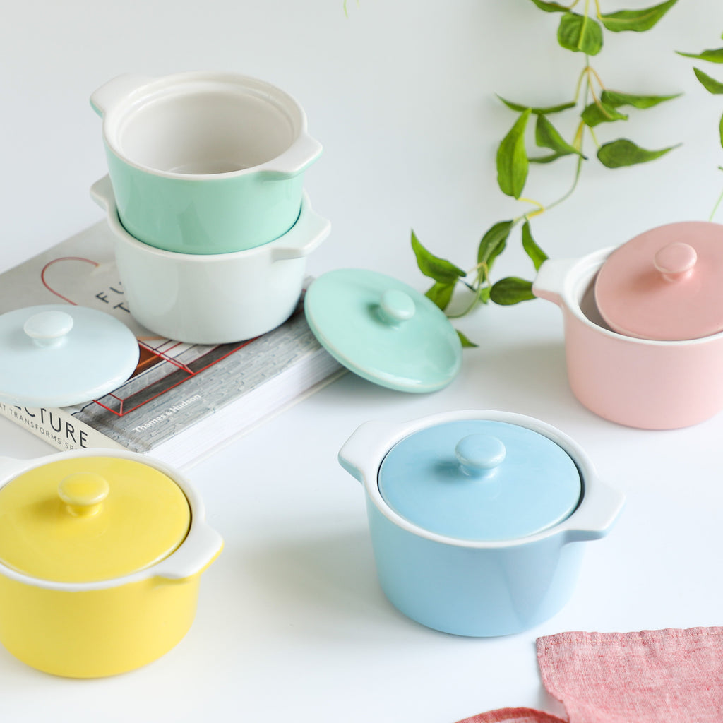 Ceramic Pastel Bowl- Round Nestasia