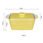 Ceramic Pastel Bowl- Rectangle Nestasia