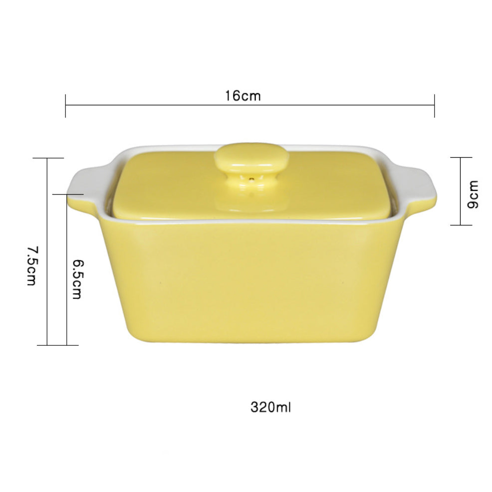 Ceramic Pastel Bowl- Rectangle Nestasia