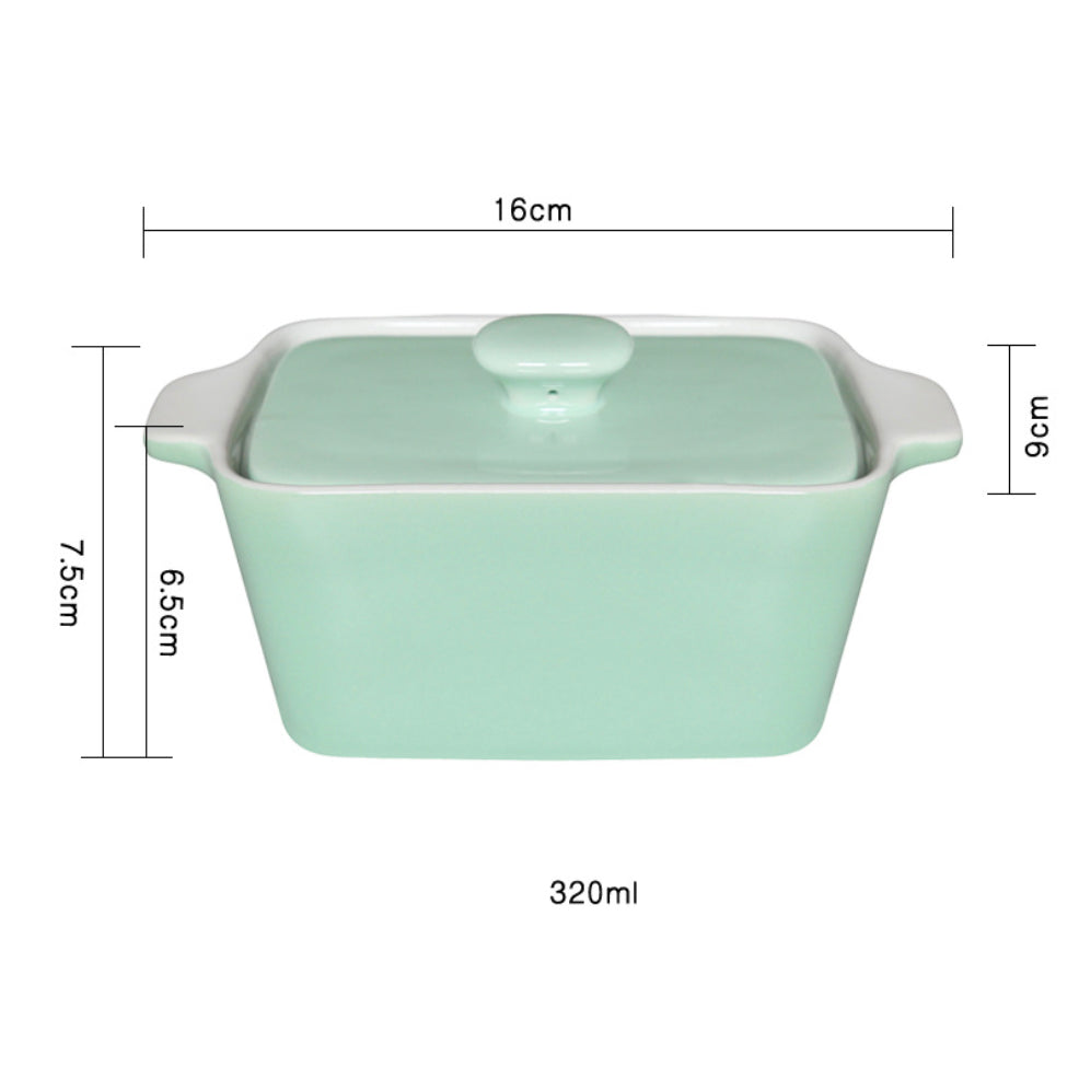 Ceramic Pastel Bowl- Rectangle Nestasia