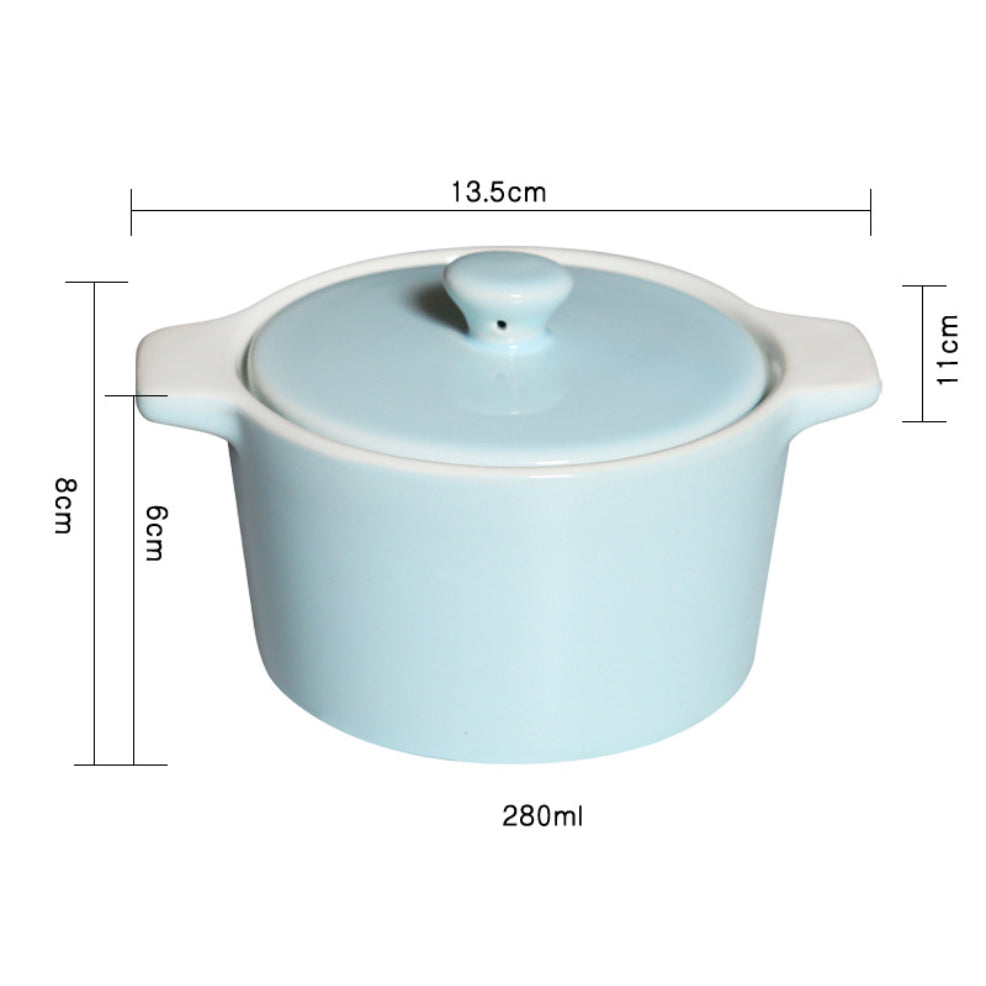 Ceramic Pastel Bowl- Round Nestasia