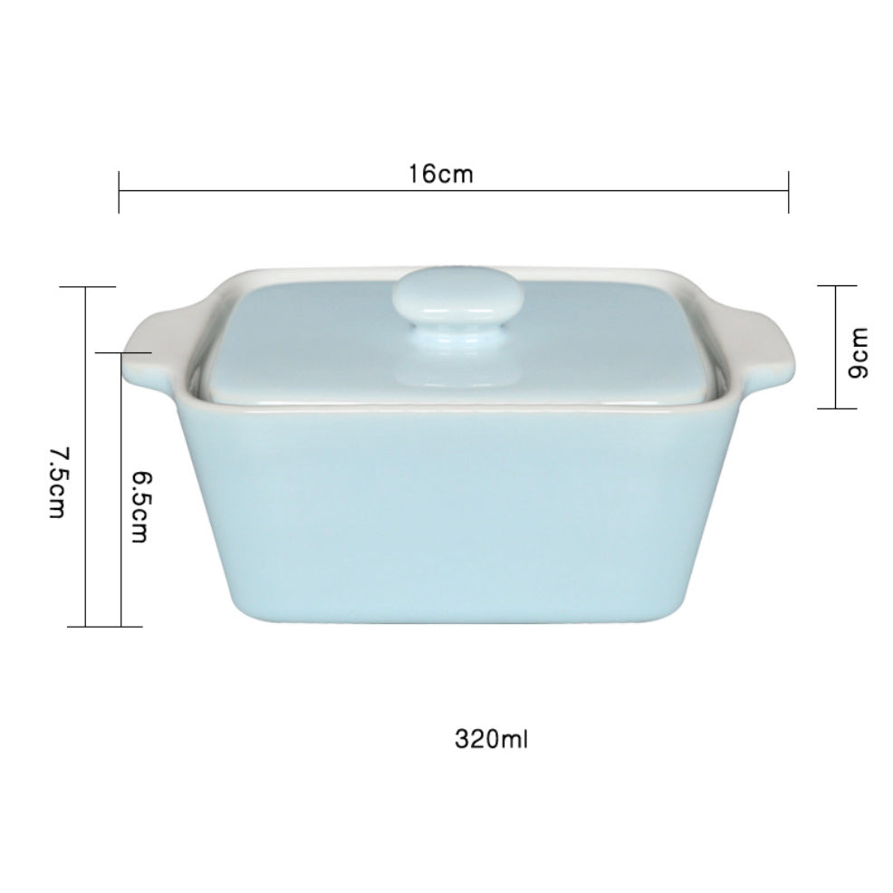 Ceramic Pastel Bowl- Rectangle Nestasia