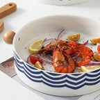 Ceramic Salad Bowl Nestasia
