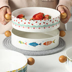 Ceramic Salad Bowl Nestasia