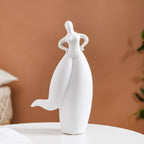 Dancing Girl Akimbo Ceramic Showpiece Nestasia