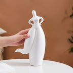 Dancing Girl Akimbo Ceramic Showpiece Nestasia
