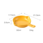 Yellow Ceramic Dish With Handle Nestasia