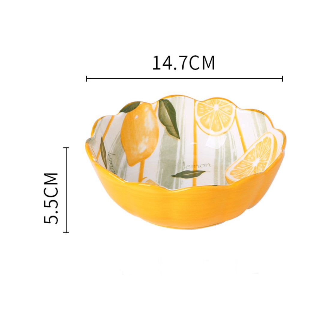 Ceramic Fruit Bowl 530 ml Nestasia