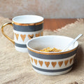 MERRY Heart Snack Bowl 400 ml Nestasia