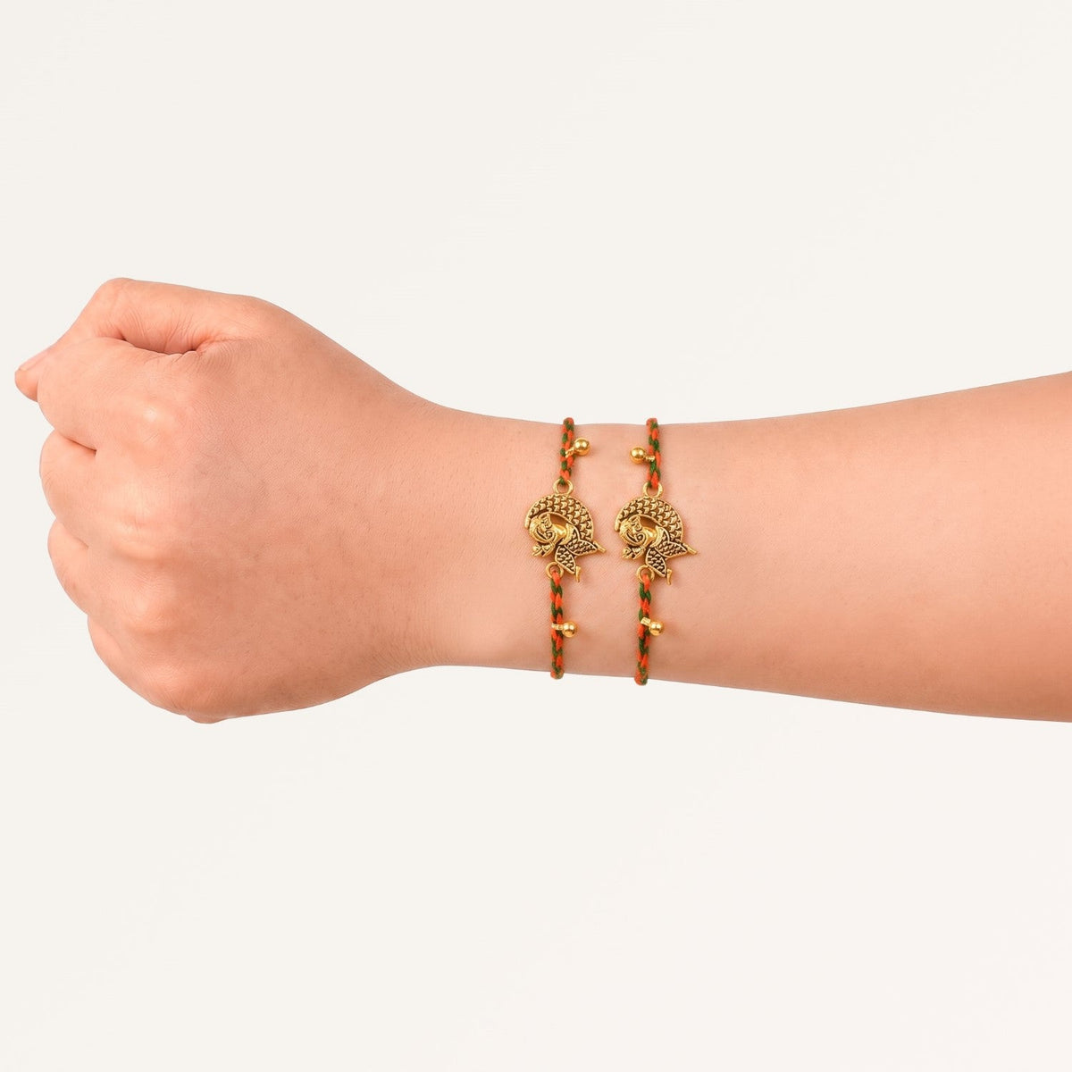 Chandra Ganesh Rakhi Duo Set Nestasia